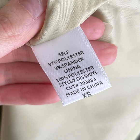 Yllw the Label Randy Puff Sleeve Blazer Mini Dress Pea Green Size XS - Picture 8 of 8